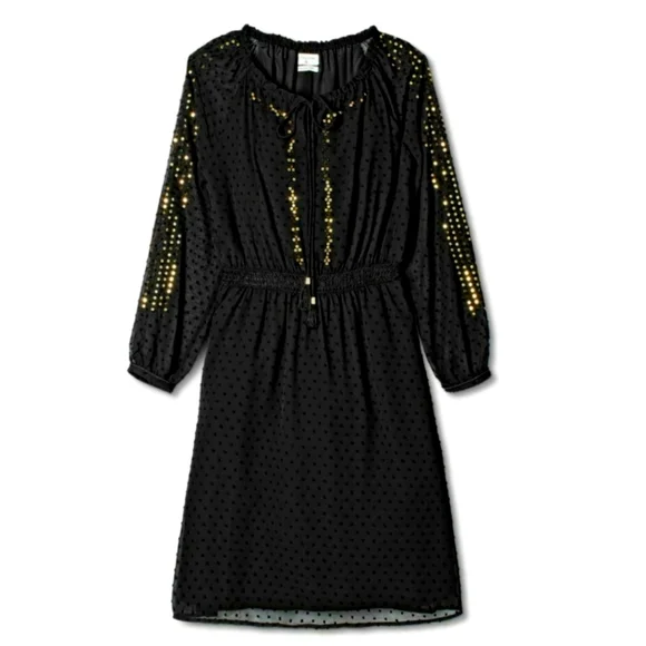 Altuzarra For Target Dresses | Altuzarra Target M Black & Gold Sequin Dress | Color: Black/Gold | Size: L | Pm-15271183's Closet